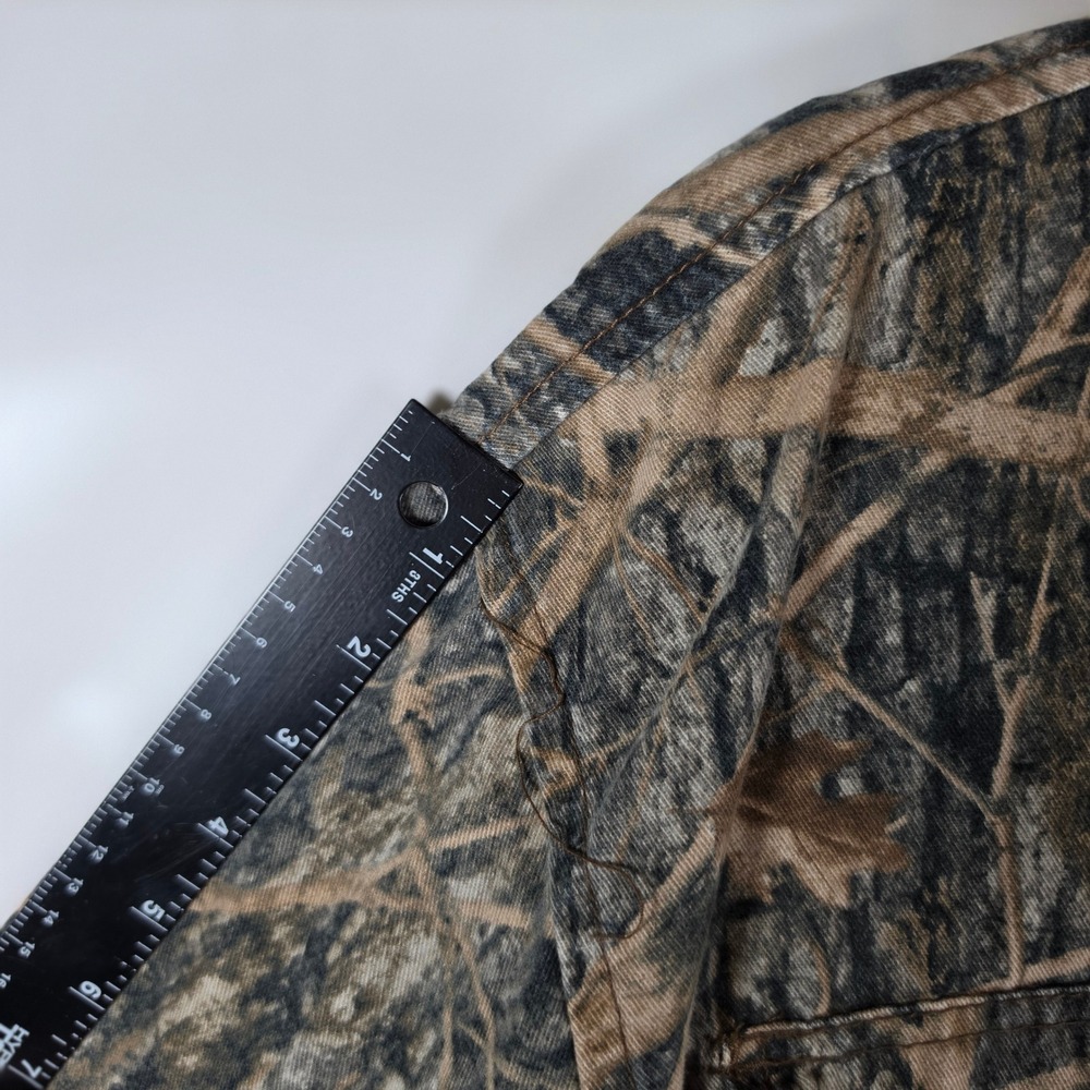 True Timber Men Camo Hunting Shirt Long Sleeve Button Up Camouflage Large - Picture 4 of 9